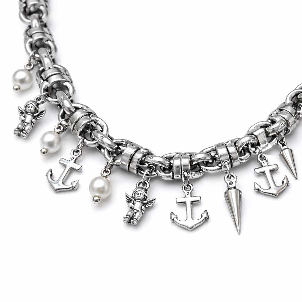Chain By The Yard: Textured Oval Link Chain - Heavy Duty, Tarnish Resistant Gold & Silver Plated, Hypoallergenic Metal for Jewelry