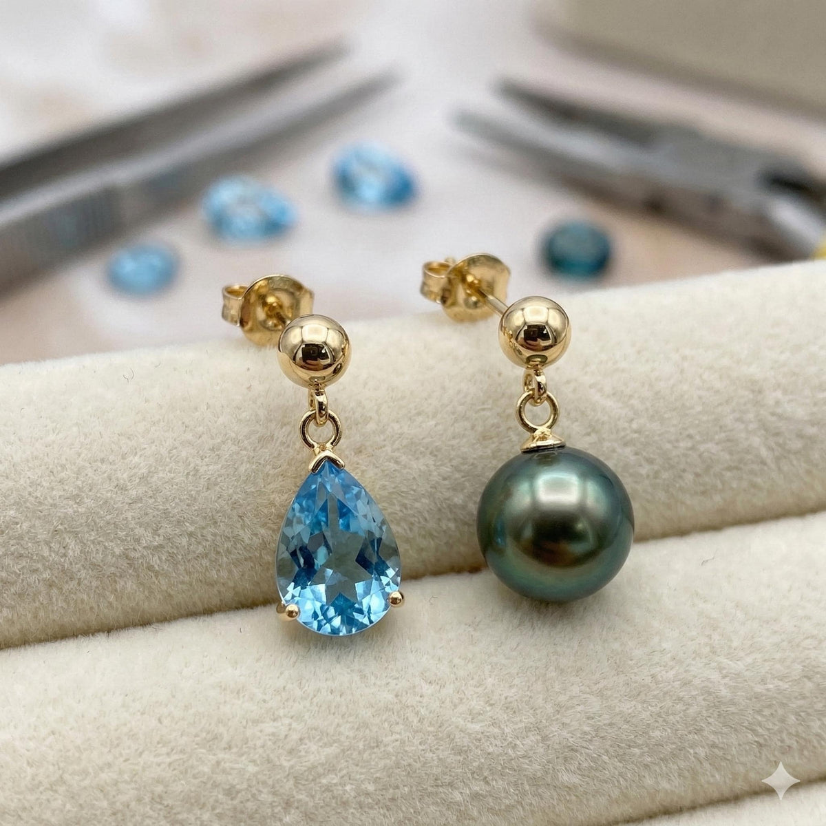 Ball Stud Earrings - Gold Filled Alternative Multiple Sizes, Minimalist Round Design - Hypoallergenic, Everyday Wear