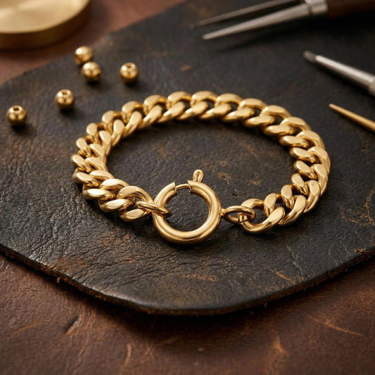 Round Spring Clasps Jewelry Making Essentials, Gold-Plated & Stainless Steel (6mm-10mm, Smooth Sturdy Fasteners, Hypoallergenic Materials)