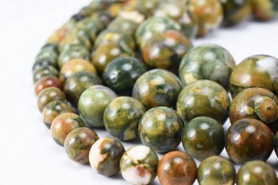 Natural rain forest jasper(bird rock) gemstone beads round beads 6mm,8mm,10mm,12mm natural stones beads healing chakra stones jewelry making