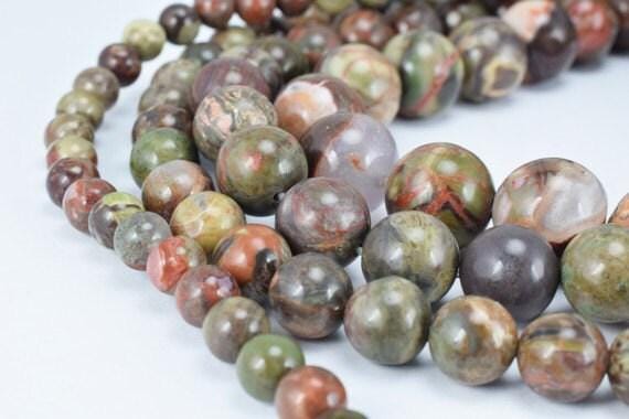 Natural Ocean Agate Gemstone Beads Gemstone Round Beads 6mm,8mm,10mm,12mm Natural Stones Beads Healing chakra stones Jewelry Making
