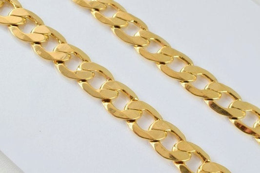 18K as Gold Filled* Chain 17.5" Inch Link size 17x12mm #M(CG168) jewelry making supplies - detail image 2