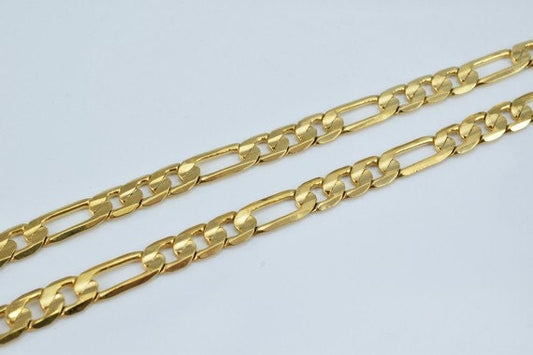 18K as Gold Filled* Chain 17" Inch Square Cg59 jewelry making supplies - detail image 2