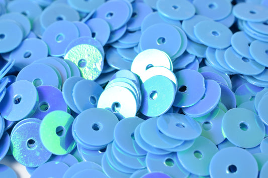 4/6mm Aqua Blue Iridescent Sequins Sheen Round Sequins/Loose Paillettes,Wholesale Sequins,Shimmering Sequin Apparel,Shoe Decor