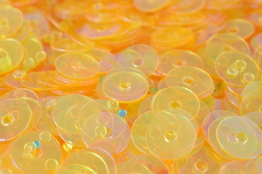 3/4/6mm Clear Orange Iridescent Sequins Sheen Round Sequins/Loose Paillettes,Wholesale Sequins,Shimmering Sequin Apparel,Shoe Decor