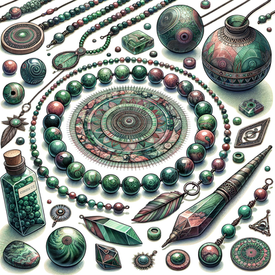 The Metaphysical and Aesthetic Significance of Unakite Round Beads in Jewelry Making