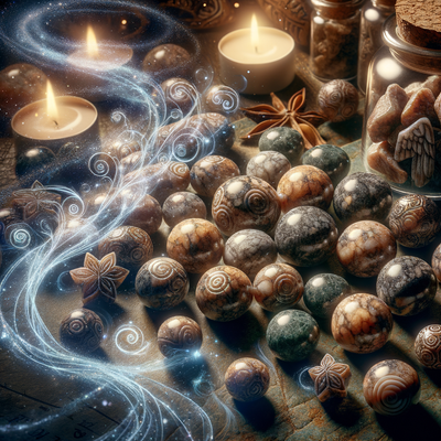 The Mystical Power and Healing Properties of 15mm Granite Gemstone Nugget Beads