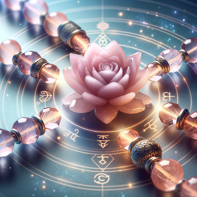 The Mystical Beauty and Healing Power of Pink Rose Quartz 4mm Gemstone Beads in Chakra Jewelry Creations