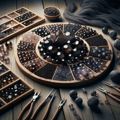 Exploring the Multifaceted Uses and Benefits of Dark Smoky Quartz Gemstone Round Beads in Jewelry Making