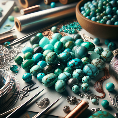 The Mystical Charm and Creative Potential of Matte Turquoise Gemstone Beads in Modern Jewelry Making