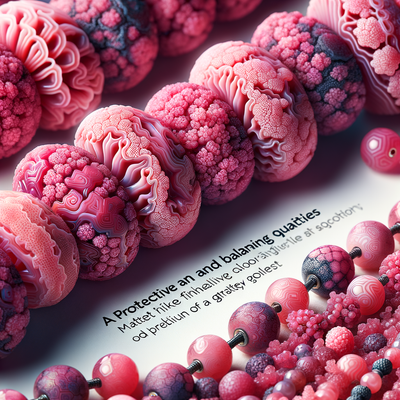 Exploring the Protective and Balancing Qualities of Matte Lace Hot Pink Agate Gemstone Beads in Jewelry Making