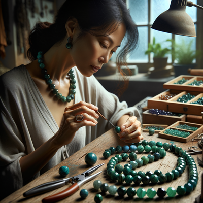 Exploring the Spiritual and Healing Properties of Malachite Faceted Round Gemstone Beads in Jewelry Making