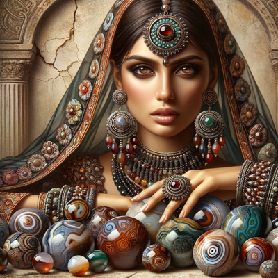 Exploring the Ancient Healing Properties and Modern Jewelry Trends of Natural Agate Gemstone Round Beads