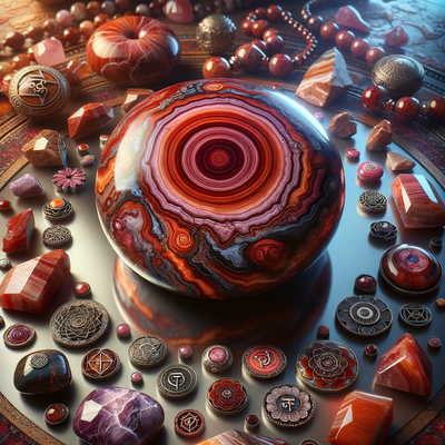 The Mystical Powers and Timeless Beauty of Natural Red Impression Jasper: Exploring Chakra Healing and Jewelry Artistry