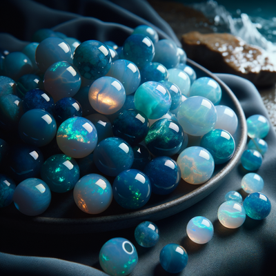 The Mystique of Blue Opal Beads: Exploring Their Natural Beauty, Healing Properties, and Versatile Use in Jewelry Making