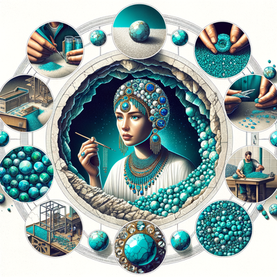 The Art and Science Behind Howlite Turquoise Gemstone Beads: From Formation to Jewelry Making