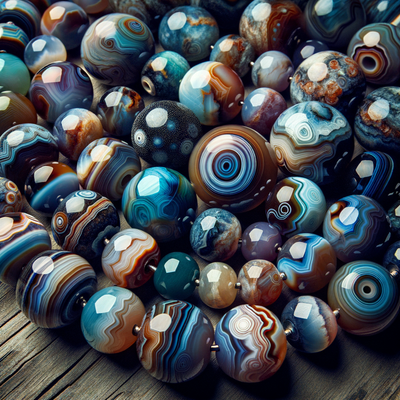 Exploring the Mystical Energy of Agate Gemstone Beads: Harnessing Natural Chakra Stones for Creative Jewelry Making and Spiritual Wellness