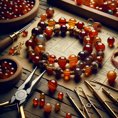 The Ancient Symbolism and Healing Properties of Carnelian Gemstone Round Beads in Modern Jewelry Making