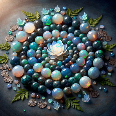 The Aesthetic allure and Healing Properties of 6mm Natural Opal Stone Gemstone Beads