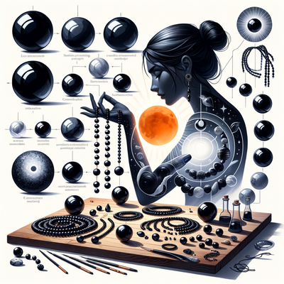 Exploring the Symbolic Meaning and Use of Various Sized Onyx Round Gemstone Beads in Jewelry Making