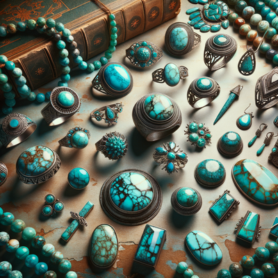 The history, properties, and symbolism of Natural Magnesite Turquoise gemstones in jewelry making