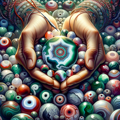 Exploring the Power and Elegance of Indian Agate Gemstone Round Beads in Jewelry Making