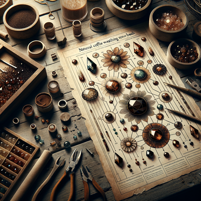 Exploring the Healing Properties of Natural Coffee Weathering Gemstone Beads in Jewelry Making
