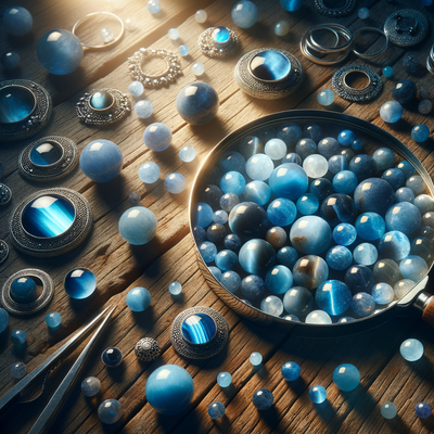 The Mystical Energy and Crafting Versatility of Blue Cat Eye Stone Beads for Jewelry Making