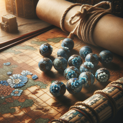 The Ancient Journey and Timeless Elegance of Sky Blue Flower Cloisonne Beads