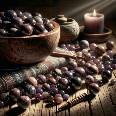 Exploring the Enigmatic Beauty of Natural Purple Impression Jasper Beads: The Perfect Blend of Healing and Aesthetics