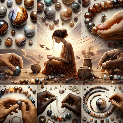 The Mystical Elegance and Versatile Uses of Botswana Agate Beads in Jewelry Making