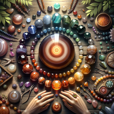 The Mystical Energy of Natural Agate: Exploring the Benefits of Faceted Chakra Gemstone Beads in Jewelry Making
