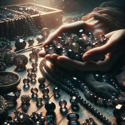 Exploring the Mystical Benefits and Artistic Applications of Dark Smokey Quartz Gemstone Beads in Jewelry Making