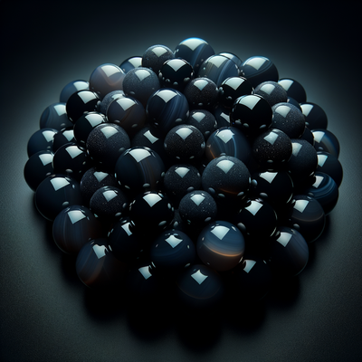 The Mystical Allure and Protective Qualities of Matte Sardonyx Black Agate Gemstone Beads in Modern Jewelry-Making