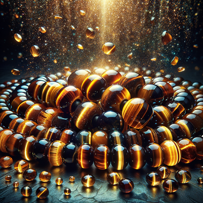 The Mystical Power and Aesthetic Allure of Natural Tiger Eye Gemstone Beads in Chakra Healing and Jewelry Making