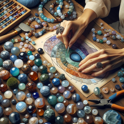 Exploring the Healing Power and Artistry in Agate Gemstone Beads: Crafting Jewelry with Natural Stones for Chakra Alignment