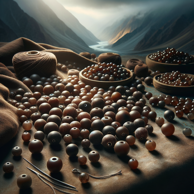 Exploring the Aesthetic and Healing Qualities of Matte Brown Tibetan Beads Gemstone for Jewelry Making