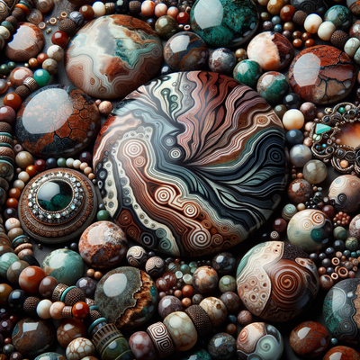 The Mystical Allure and Creative Potential of Matte Grain Jasper Gemstone Beads in Modern Jewelry Making