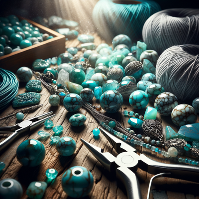 The Mystical Appeal and Spiritual Significance of Natural Magnesite Turquoise Gemstone Beads in Jewelry Making