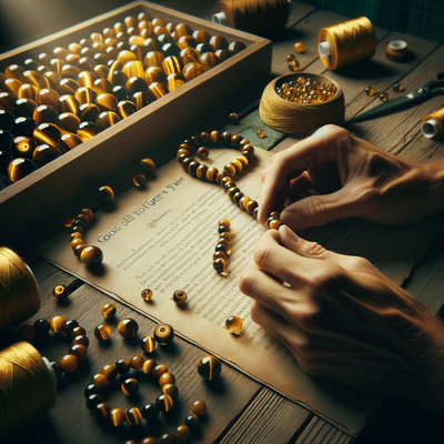 Exploring the Spiritual and Healing Properties of Gold Tiger Eye Gemstone Beads in Jewelry Making