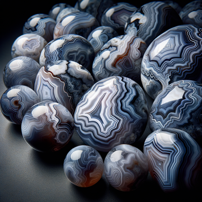 The Mesmerizing Patterns and Unique Origins of Tonal Gray Crazy Lace Agate Gemstone Beads