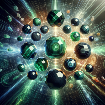 Exploring the Mystical Properties and Chakra Benefits of Green Black Agate Faceted Gemstone Beads