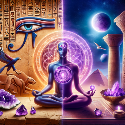Amethyst: A Timeless Gemstone Linking Ancient Egyptian Protection Rituals with Modern Chakra Healing Practices