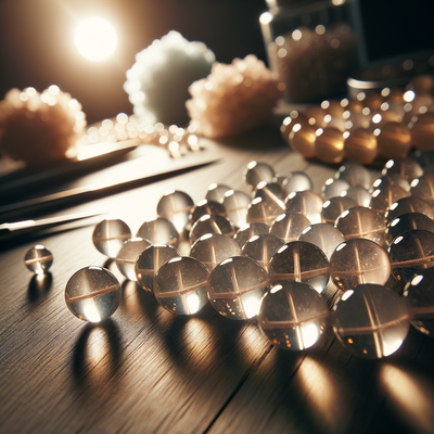 The Enchanting Power of Light Smoky Quartz Gemstone Round Beads: Enhancing Creativity and Promoting Healing in Jewelry Making