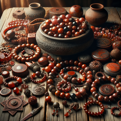 The Metaphysical and Historical Significance of Chicken Red Jasper Beads in Jewelry-Making