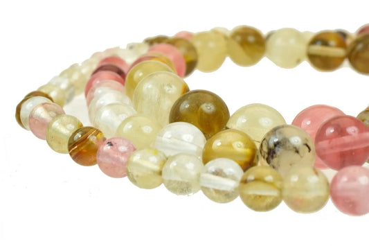 Watermelon Jasper Gemstone Round Stone Beads 6mm/8mm/10mm  Natural Healing Stone Chakra Stones For Jewelry Making - BeadsFindingDepot