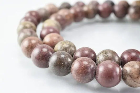 New Brown Jasper Gemstone Round Beads 6mm/8mm/10mm Natural Stones Beads natural healing stone chakra stones for Jewelry Making - BeadsFindingDepot