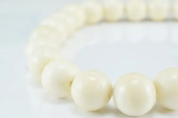 New Ivory Agate Gemstone Round Beads 6mm/8mm/10mm Natural Stones Beads natural healing stone chakra stones for Jewelry Making - BeadsFindingDepot