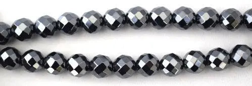 Hematite Round Stone Beads 4mm/6mm/8mm/10mm/12mm/14mm natural stone ,healing stone, chakra stones for Jewelry Making Sold by one Strand # 0149