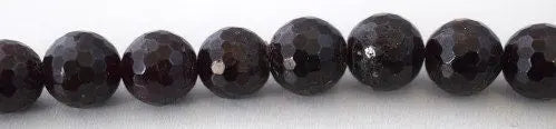 Garnet Gemstone Faceted Round Beads 8mm/10mm natural stone healing stone chakra stones for Jewelry Making #0199 - BeadsFindingDepot